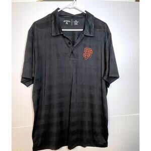 San Francisco Giants Polo Shirt - Men's Black Athletic Wear XL